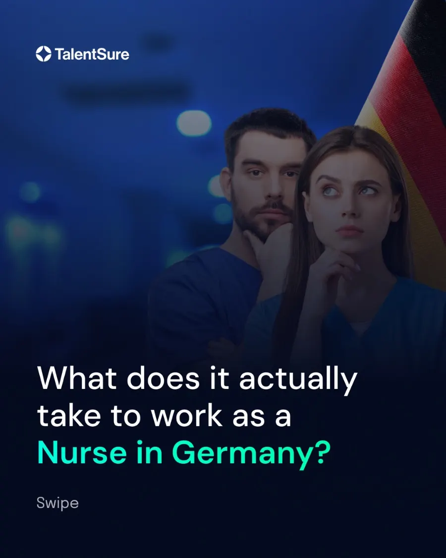 Slide 01 — What does it actually take to work as a Nurse in Germany?